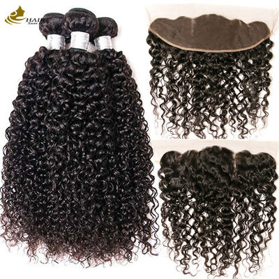 ขายปลีก Remy หัวผมมนุษย์ Kinky Curl Hair Weft Bundles ราคาถูก บราซิล หัวผมมนุษย์