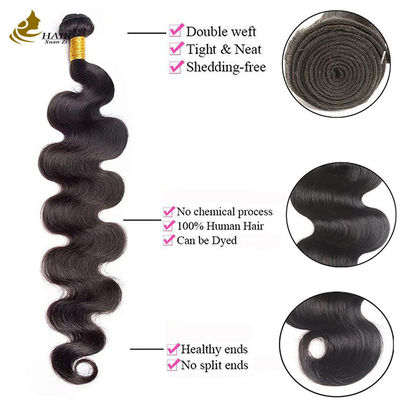 Body Wave European Human Hair 9A Grade 100 กรัมต่อพวงผ้าใบ
