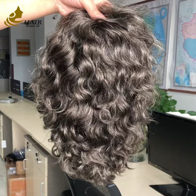 พร้อมที่จะใส่ ผ้าใบ Wig Hd ผิวหน้า ผ้าใบ Wig ผมมนุษย์