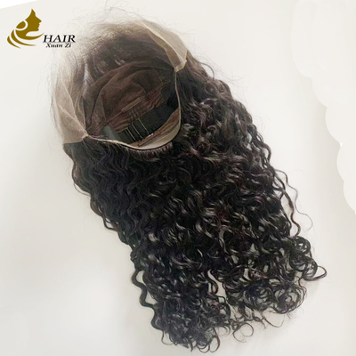 250% ความหนาแน่น 20 นิ้วธรรมชาติน้ําดําคลื่น HD 13 * 6 ไม่มีกาวครบครันผ้าขนขนนก